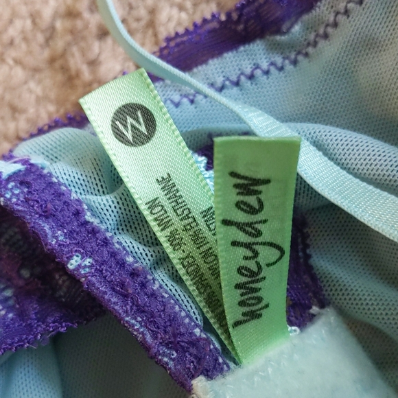 Purple and Blue Bralette - Picture 4 of 5